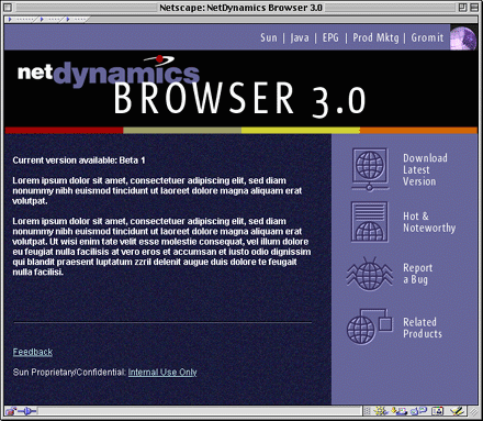 Hot Java beta site