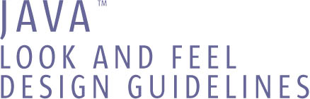 Java Look and Feel Design Guidelines